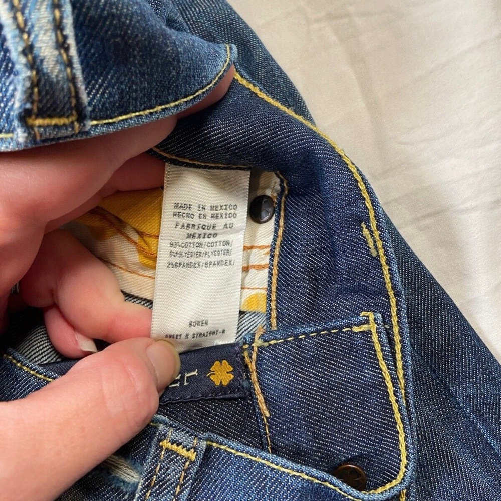 Lucky Brand Women's Sweet Straight Dark Wash Jeans Mid Rise Size 6/28 - Picture 6 of 10